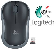 Chuột không dây Logitech M185 Xám